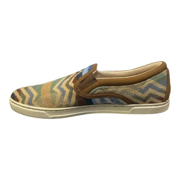 UGG x Pendleton Mens 12 Southwestern Wool Slip On Sneakers Shoes 1010188 Brown